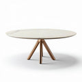 Table ronde en marbre blanc avec piètement en métal doré diamètre 120 cm hauteur 75 cm